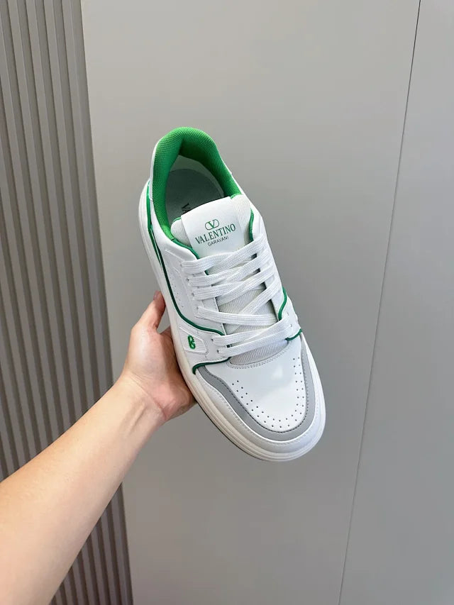Valentino Trainers Verde Alb - prezentare produs