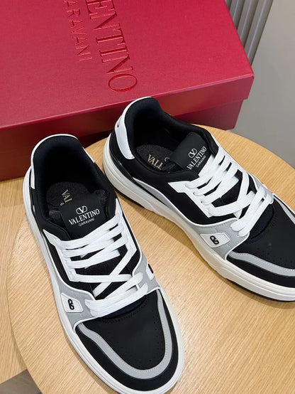 Valentino Trainers Gri Negru - prezentare produs
