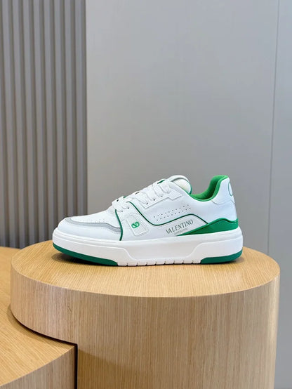 Valentino Trainers Verde Alb - prezentare produs