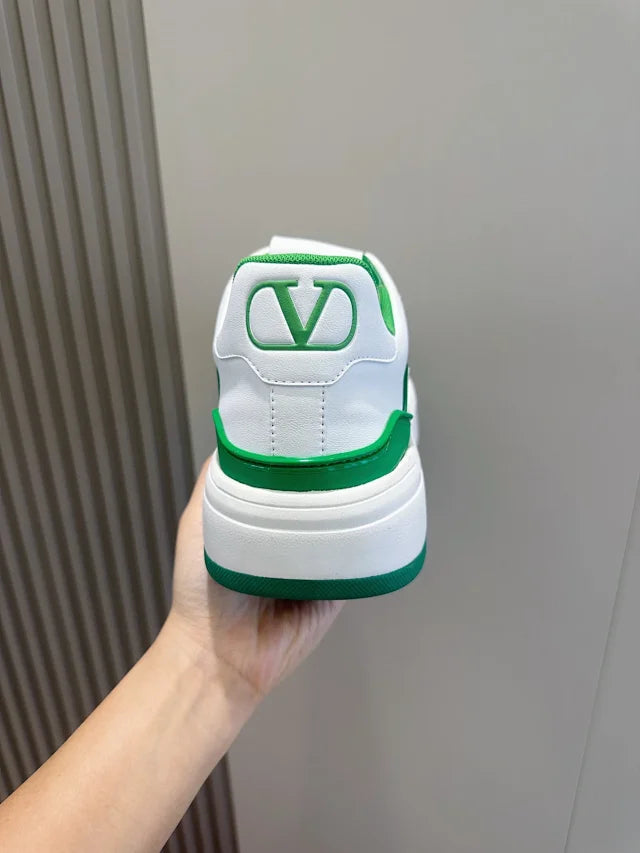 Valentino Pantofi sport Verde Alb - prezentare produs