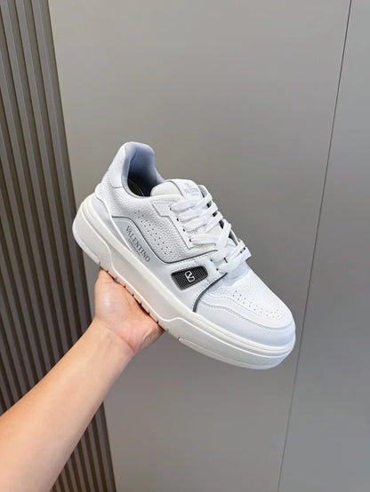 Valentino Trainers Alb Gri - prezentare produs