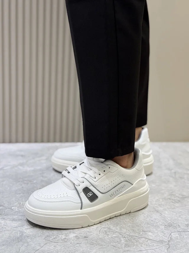 Valentino Trainers Alb Gri - prezentare produs