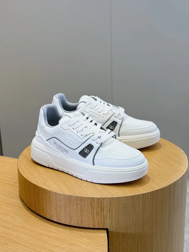 Valentino Trainers Alb Gri - prezentare produs