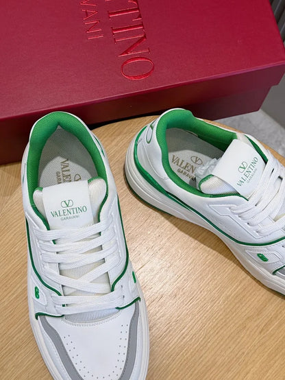 Valentino Trainers Verde Alb - prezentare produs