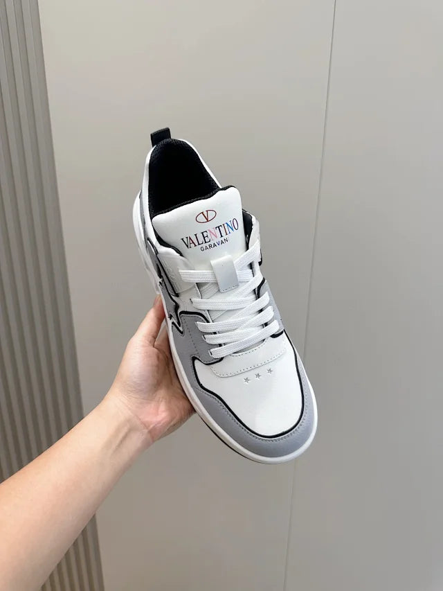 Valentino Trainers Gri Alb - prezentare produs