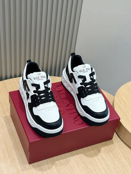 Valentino Pantofi sport Alb Negru - prezentare produs