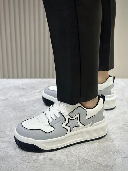 Valentino Trainers Gri Alb - prezentare produs