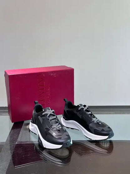 Valentino Trainers Negru Camuflaj - prezentare produs