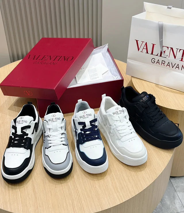 Valentino Pantofi sport Alb Negru - prezentare produs