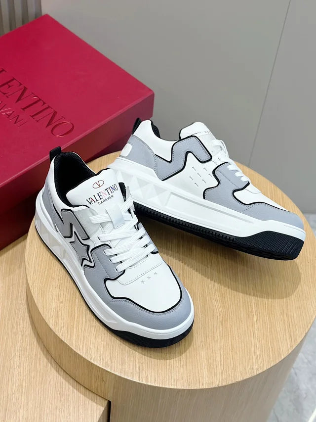 Valentino Pantofi sport Gri Alb - prezentare produs