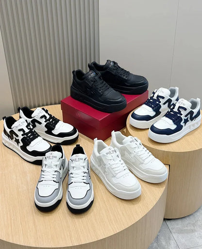 Valentino Trainers Dark Alb - prezentare produs