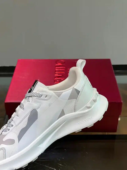 Valentino Trainers Alb Camuflaj - prezentare produs