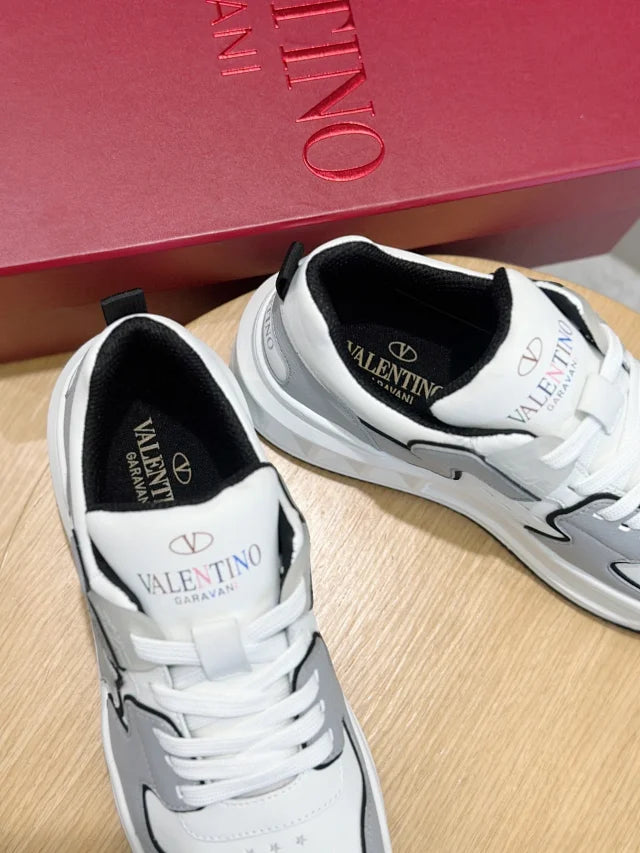 Valentino Trainers Gri Alb - prezentare produs