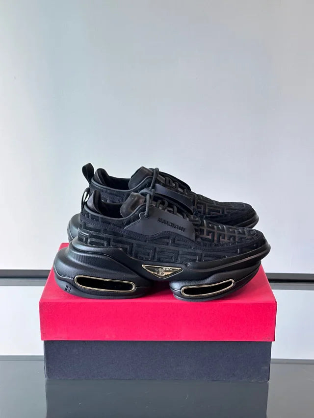 Balmain B Bold Negru Pattern Pantofi sport - prezentare produs