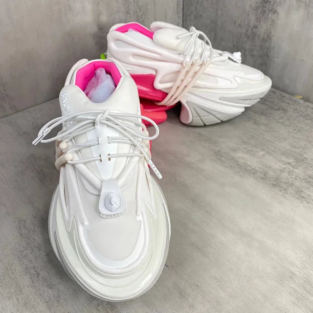 Balmain Unicorn Alb Roz Pantofi sport - prezentare produs