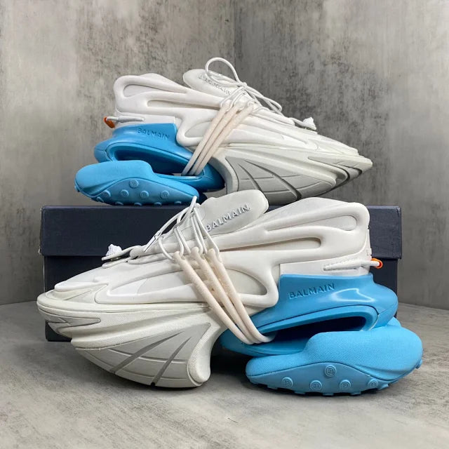 Balmain Unicorn Alb Albastru Pantofi sport - prezentare produs