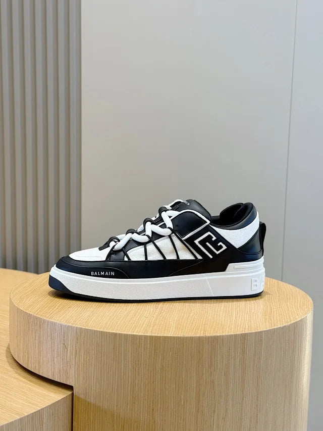 Balmain B Court Negru Alb Pantofi sport - prezentare produs
