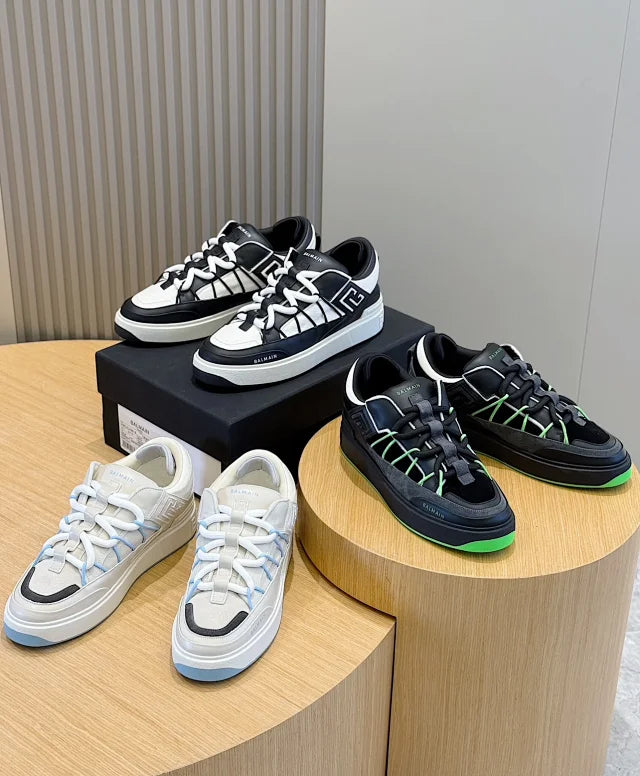 Balmain B Court Negru Alb Pantofi sport - prezentare produs