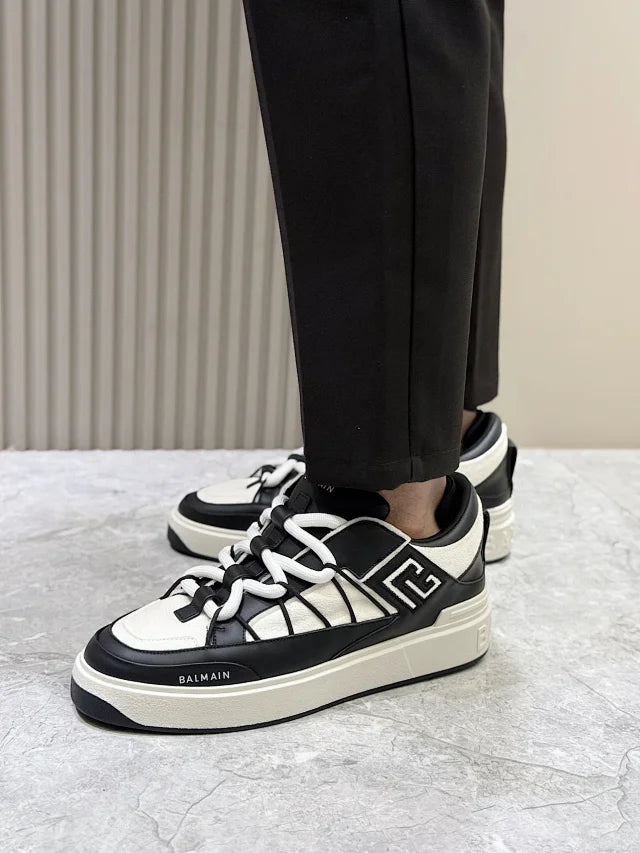 Balmain B Court Negru Alb Pantofi sport - prezentare produs