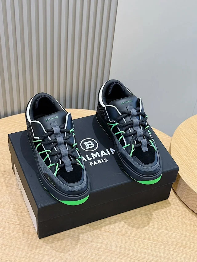 Balmain B Court Negru Verde - prezentare produs