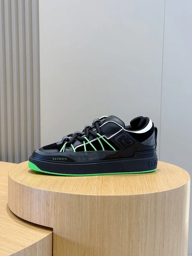 Balmain B Court Negru Verde Pantofi sport - prezentare produs