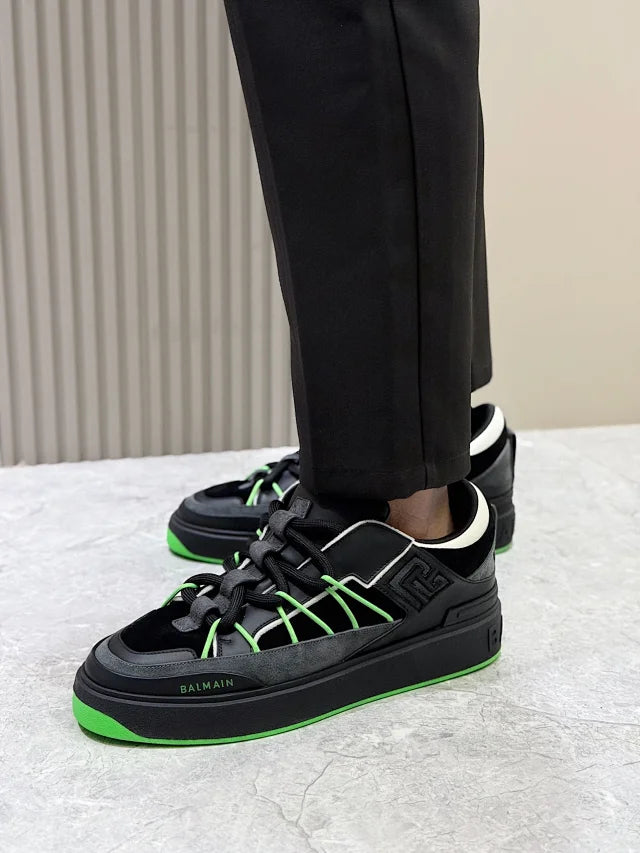 Balmain B Court Negru Verde Pantofi sport - prezentare produs