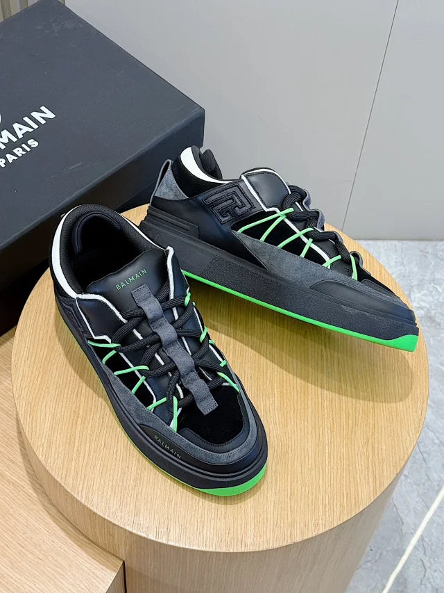 Balmain B Court Negru Verde Pantofi sport - prezentare produs