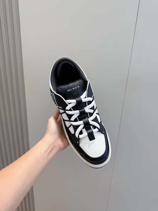 Balmain B Court Negru Alb Pantofi sport - prezentare produs
