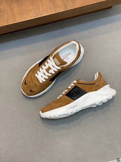 Valentino Trainers Light Maro - prezentare produs